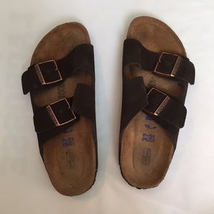 Arizona Suede Leather Birkenstocks